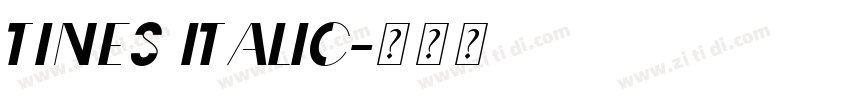 TINES ITALIC字体转换 TINES ITALIC字体转换